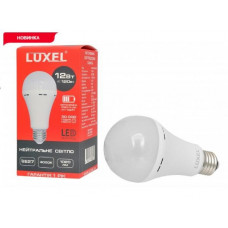 Лампа автономна LUXEL PREMIUM Е27 12Вт 4000К LED 1шт