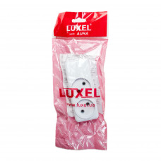Вилка угловая белая с/из LUXEL 1005 25шт/уп