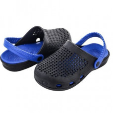Сабо CROCS детские черно-синие (8шт/уп)