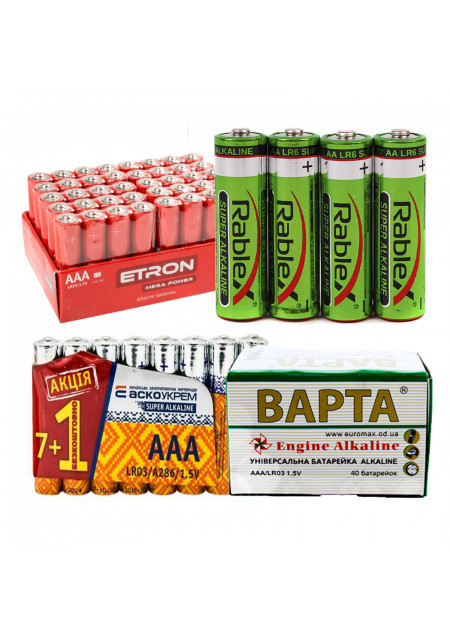 алкалінові батарейки ААА (13)