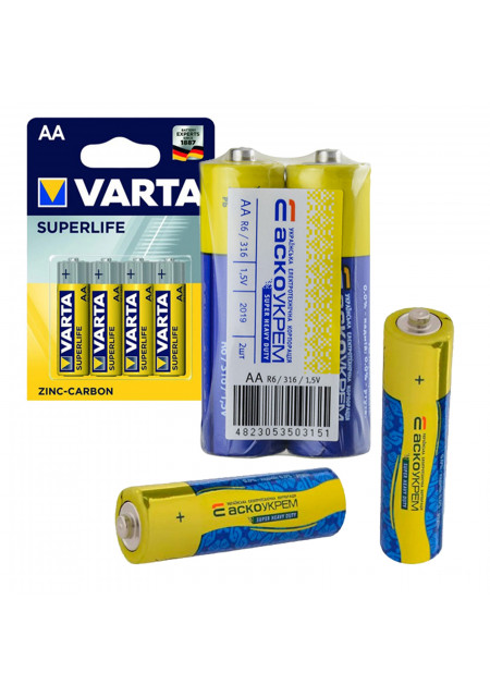 солевые батарейки R20 (3)