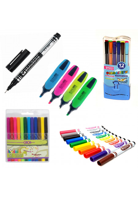 фломастеры, маркеры (47)